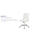 Flash Furniture White LeatherSoft Office Chair BT-20595M-NA-WH-GG - alternate 6